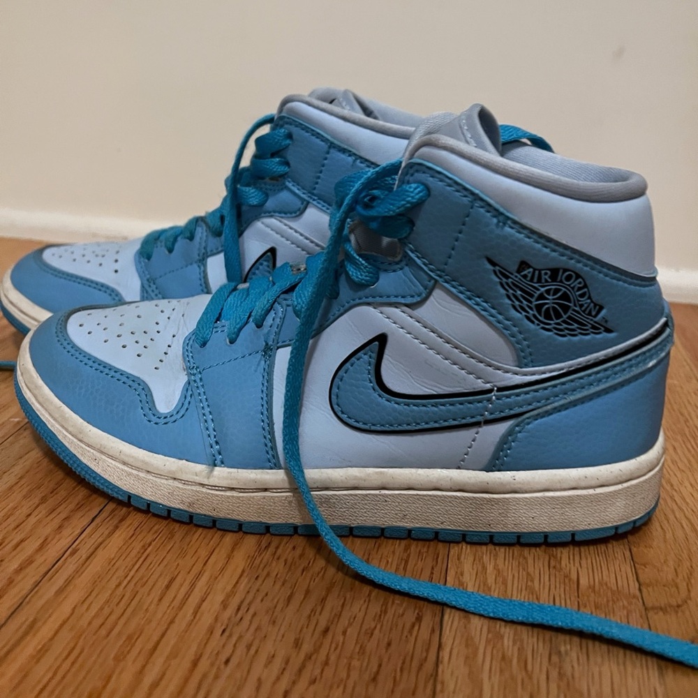 Youth Nike Air Jordan high top sneakers